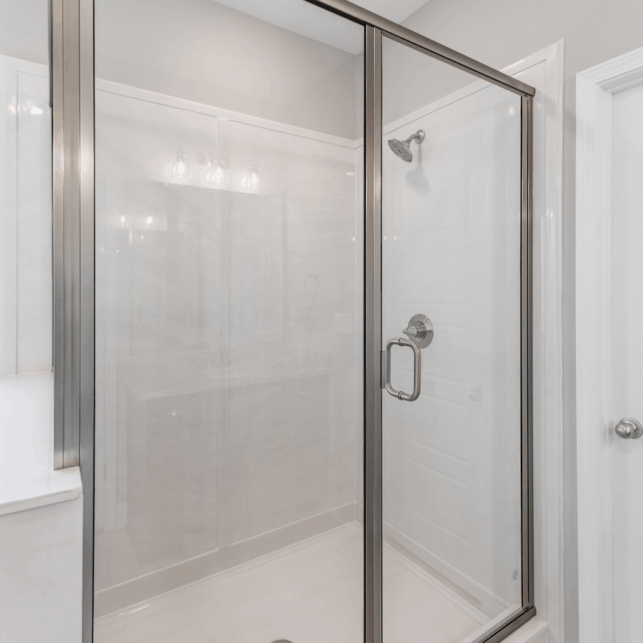 Acrylic shower wall